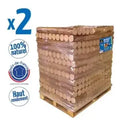 Holzbriketts WOODSTOCK – 104 Packungen mit je 5 Holzbriketts (2 Paletten)