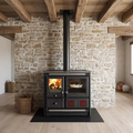 Holzherd Rosa L Steel