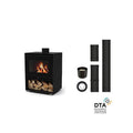 ETNA Kaminofen Orta inkl. Rauchrohr-Set – 11 kW