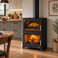 Bronpi Kaminofen Murano mit Backofen – 14 kW