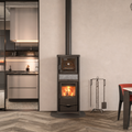 La Nordica Wasserführender Kaminofen TermoRossella Plus Forno DSA Naturstein mit Backofen – 11,1 kW