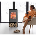 ETNA Kaminofen Domino mit Holzregal – 8,5 kW