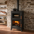 Bronpi Kaminofen Hilton-C mit Backofen – raumluftunabhängig – 14 kW