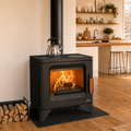 Bronpi Kaminofen Orly-C mit Kochplatte – raumluftunabhängig – 6 kW