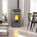 Kanalisierbarer Pelletofen Cayenne - 14 kW